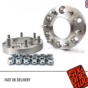 PAIR Bolt On Wheel Spacers (2) 6x139.7 93.1 20mm for Ford Ranger Raptor UK MADE - Picture 1 of 4