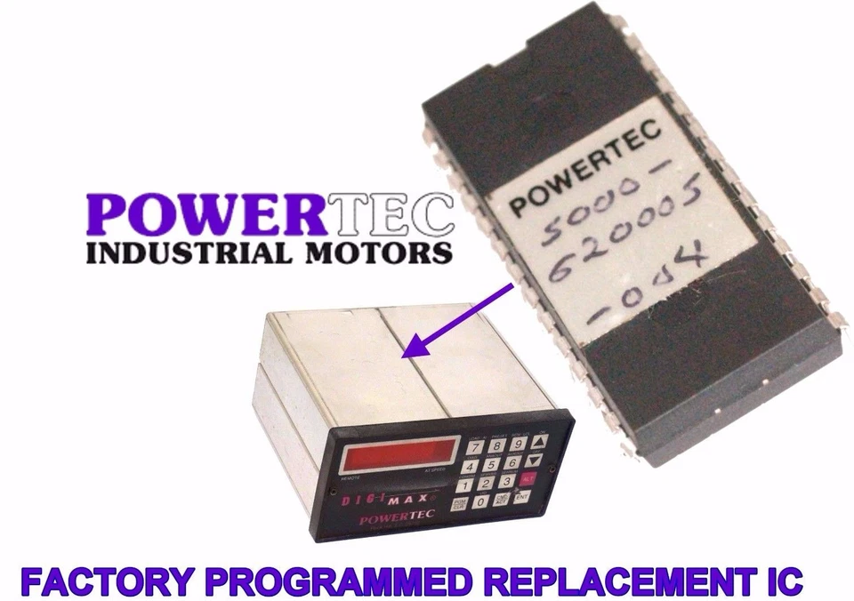 Powertec Digimax EPROM Chip Microchip 7C256 New Factory Programmed 620005 004 - Image 1 of 4