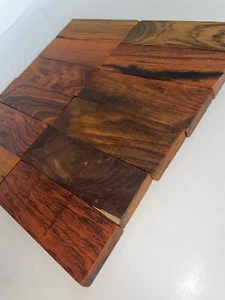 Cocobolo blanks Pack for Knife Handles (Scales) , awls, scribes or small chisels - Picture 1 of 10