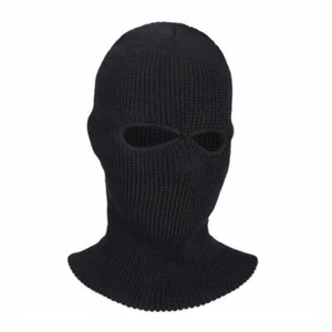Máscara de esquí cubierta facial completa tejida de 2/3 orificios invierno impermeable cálida para ciclismo al aire libre - Imagen 1 de 17