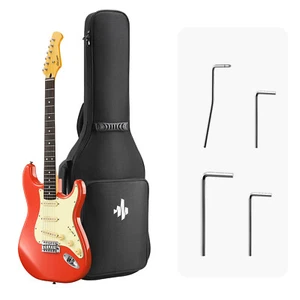 Donner DST-600 Professional Electric Guitar Tremolo Bridge SSS Pickup + Gig Bag - Picture 1 of 15