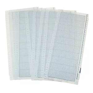 Tarjetas perforadoras en blanco 24 puntadas BS para máquinas de tejer Brother KH881 KH260 10 un. - Imagen 1 de 7
