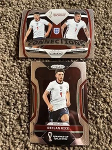 Declan Rice Kalvin Phillips Connections FIFA World Cup Qatar England Prizm cards - Picture 1 of 4