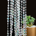 99 pieds/30 m perles de cristal acrylique multicolores guirlande décorations de mariage fête
