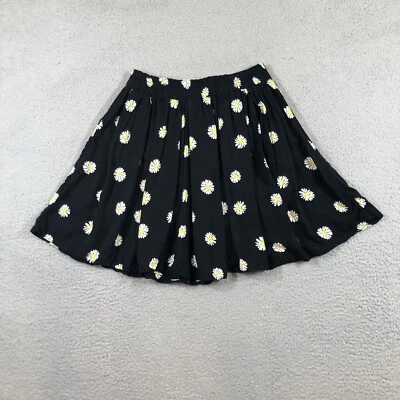 Brandy Melville Black Skirt Women S Floral Daisy Cottagecore Preppy Coastal Boho - Изображение 1 из 4