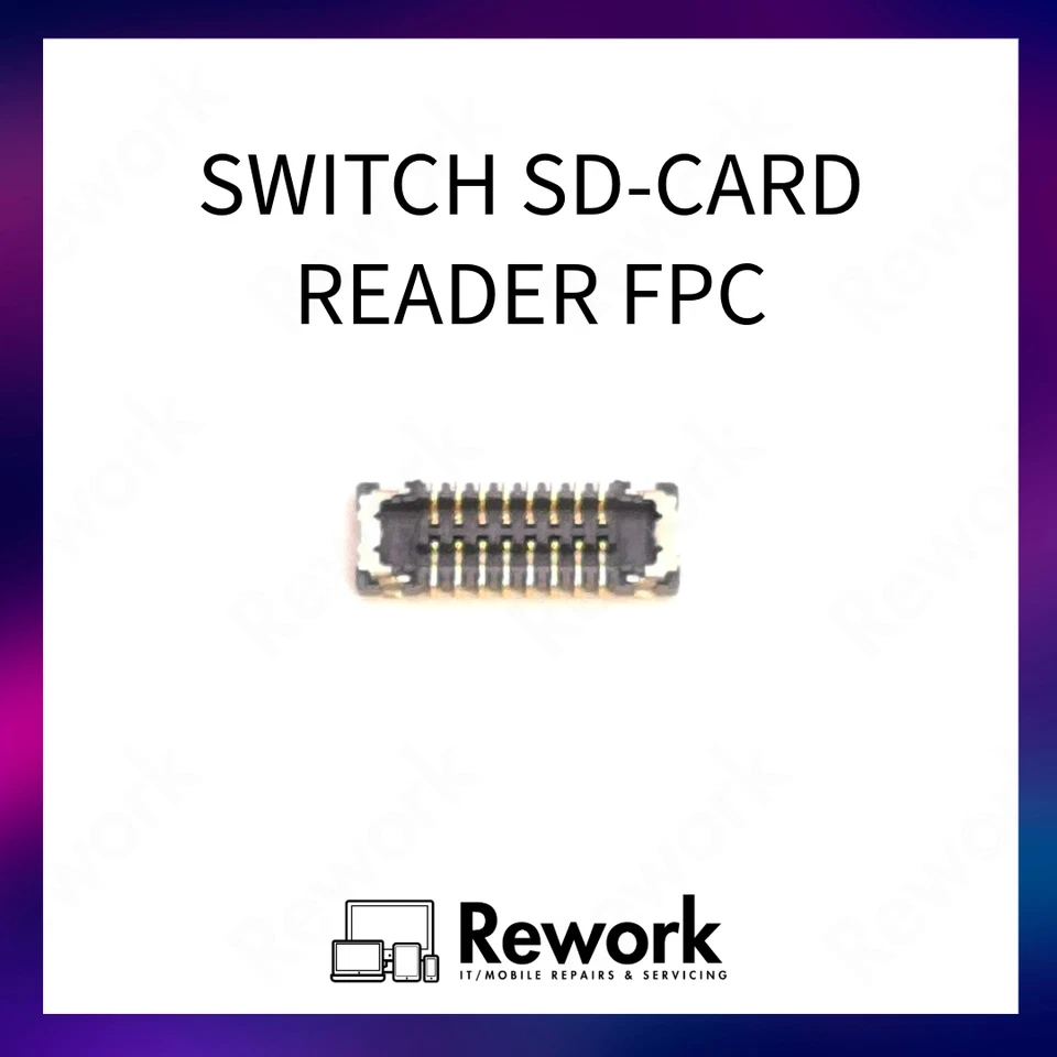 OEM Nintendo Switch Micro SD TF Card Reader FPC Connector On Board 16 pin microSD