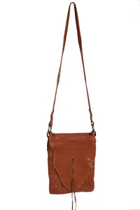 Scully Womens Tan Leather Whip Stitch Grommets Handbag B185 - Bild 1 von 2