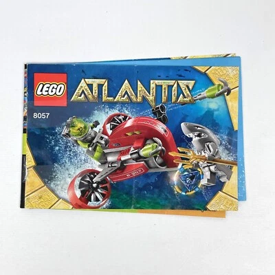 LEGO Atlantis: Wreck Raider 8057 Instruction Manual Booklet ONLY - No Bricks - Image 1 of 4