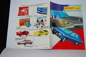 CATALOGUE BROCHURE DINKY TOYS FRANCE DE 1971 - Foto 1 di 2