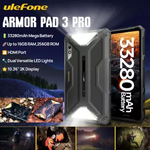 Ulefone Armor Pad 3 PRO Resistente Tablet PC Teléfono Android Móvil 33280mAh Desbloqueado - Imagen 1 de 12