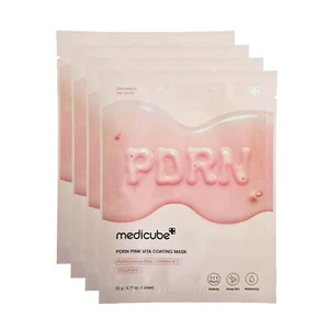 MEDICUBE PDRN Pink Vita Coating Mask 22g x 4ea - Picture 1 of 3