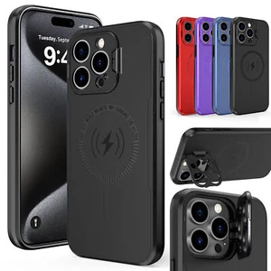 Custodia magnetica sicura per Apple iPhone 15 14 Pro Max Mag cavalletto antiurto - Foto 1 di 54