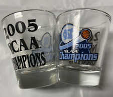 North Carolina Tar Heels 2005 NCAA Champions 2oz  Shot Glass ( set of two )    C