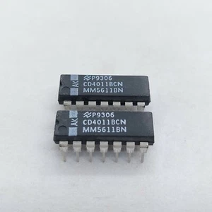 CD4011BCN NSC INTEGRIERTE SCHALTUNG X2 Stück - Bild 1 von 1