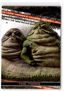 2022 Topps Star Wars: The Book of Boba Fett #C-10 The Twins Heroes & Villains - Imagen 1 de 2