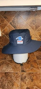 Custom Made USPS ...3 Inch ...Wide Brim Hat... Vintage Logo ...Navy Blue - Picture 1 of 2