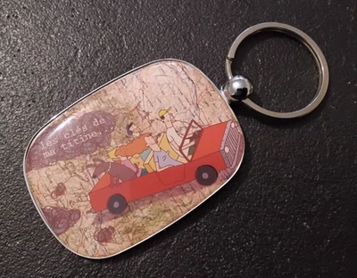 Porte Clés Voiture "Les Clés de ma Titine" Vintage TBE (C9) - Photo 1/2