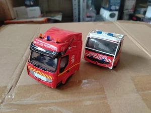 LOT 2 CABINE RENAULT PREMIUM et 440 SAPEURS POMPIERS ELIGOR LBS 1/43 Occasion - Imagen 1 de 10