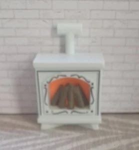 12th Scale Battery log Effect flame fire - Picture 1 of 3