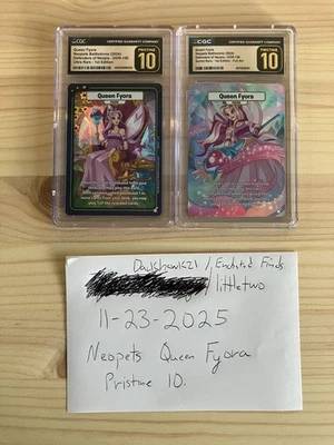 CGC Pristine 10 Queen Fyora (Full Art) - Neopets Battledome 2024 - Image 1 of 4