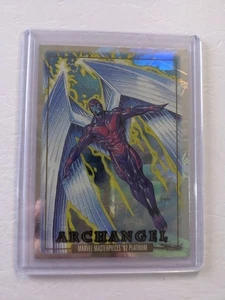 2024 SkyBox Marvel Masterpieces ’92 Platinum Archangel  Holofoil #8 - Picture 1 of 2