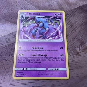 1x (EX) Toxicroak - 57/156 - Rare SM Ultra Prism Pokemon - Picture 1 of 1