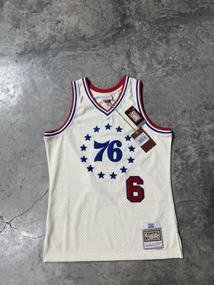 Mitchell & Ness Julius Erving Philadelphia 76ers Chainstitch Swingman Jersey NWT - Image 1 of 4