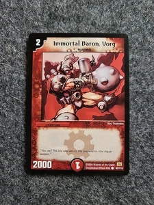 Duel Masters TCG Card Immortal Baron, Vorg 80/110 Trading Card 2004 WOTC - Picture 1 of 2
