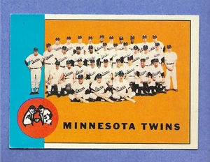 1963 Topps Baseball #162 Minnesota Twins Team VG+/EX - Picture 1 of 2
