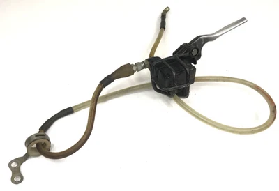 84 Honda XR250 XR 250 OEM Front Brake Master Cylinder Lever Hose Guard - Image 1 of 4