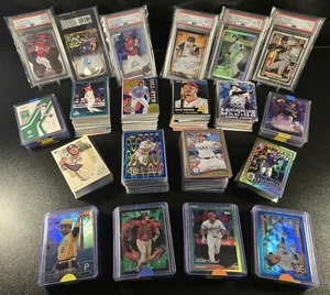 HUGE MLB ~600 LOT over 150 #'d Loaded with STARS, PARALLELS, INSERTS, PSA & (RC) - Picture 1 of 20