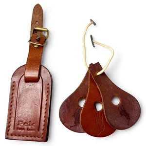 Ralph Lauren Brown Name tags etc. Leather Used - Picture 1 of 5