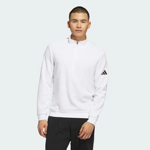 adidas men Ultimate365 Terry Cloth Quarter-Zip Pullover - Picture 1 of 20