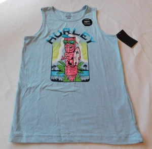 Hurley Boy's Youth Sleeveless Tank Top Shirt Size L 12-13 Years Blue Heather *^ - Picture 1 of 5