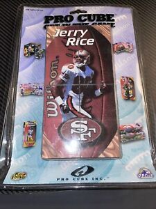JERRY RICE PRO CUBE GET IN THE GAME 9 DIFFERENT PICTURES PUZZLE DISPLAY NEW 