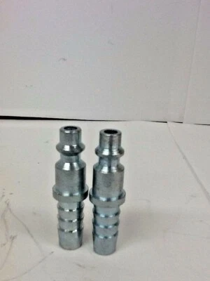 DIXON VALVE & COUPLING QTY-2 Dixon DCP2144, 1/4" Industrial Nipple x 3/8" Steel Push On Hose Barb