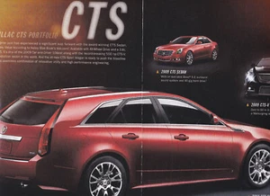 Cadillac CTS Sport Wagon 2010, schöne 2-seitige (getrennt), USA Magazin Anzeige - Bild 1 von 1