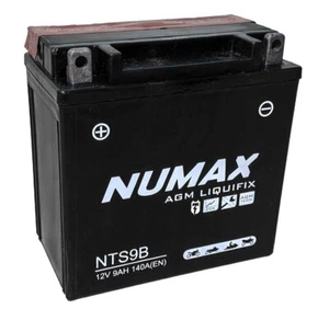 NTS9B Numax Motorbike Battery YB9-B 12V 9AH - Picture 1 of 6