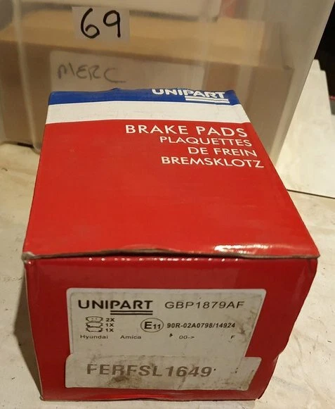 Brake pads for Toyota Avensis Corolla Previa 0446605010 FSL1649 FREE UK SHIPPING - Image 1 of 1