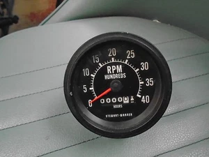 0-4000 tachometers mecanical with hr meter stewart warner - Picture 1 of 3