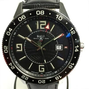BALL Watch Engineer Master 2 Pilot GMT GM3090C-SAJ-BK Black Automatic from JP - Picture 1 of 8