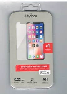 PROTÈGE ÉCRAN VERRE TREMPÉ 0,33 MM 9H - iPHONE Xr - BIGBEN - NEUF NEW - Photo 1 sur 2