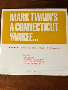 MARK TWAIN'S A CONNECTICUT YANKEE... Laserdisc LD EXCELLENT CONDITION VERY RARE! - Picture 1 of 3