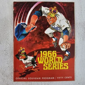 1966 World Series MLB Baseball Program LA Dodgers vs Baltimore Orioles Koufax - Picture 1 of 18