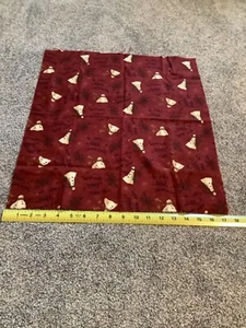 Let's Build A Snowman 17”x21” Flannel Fabric, Free Shipping - Picture 1 of 4
