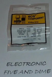 ECG264	T-PNP DARL 80V HFE=1000 1 - Picture 1 of 1