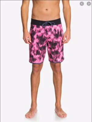 Shorts de tabuleiro masculino Quiksilver Highline Recon 19 tamanho 36 x 19 RRP $79.99 - Imagem 1 de 4