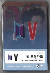 BTS V [Transparente Fotokarte 25P Pack] K-POP 2024.09 - Bild 1 von 3