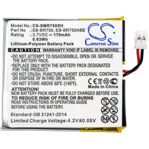 Batterie 170mAh EB-BR750 EB-BR750ABE pour Samsung Galaxy Gear SR750 SM-R750 - Photo 1 sur 4