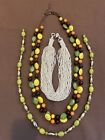 Necklace  Beautifully Done  Jewelry , Lot Of 4 Beaded Statement Neclaces  Sale!
